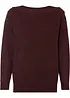 Pull oversize à boutons, bonprix