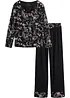 Pyjama avec patte de boutonnage, bonprix