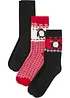 Lot de 3 paires de chaussettes thermo avec intérieur éponge doux et nœud en satin, bpc bonprix collection