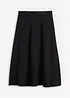 Jupe midi en viscose mélangée, bonprix