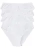 Lot de 4 slips à dentelle, bonprix