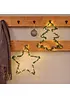 Déco suspendue LED en forme de sapin/d'étoile (ens. 2 pces), bonprix