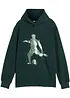 Sweat à capuche en coton mélangé, bonprix