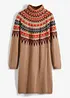Robe en maille à motif norvégien, BODYFLIRT boutique
