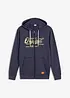Sweat zippé à capuche, intérieur gratté doux, bonprix