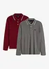 Lot de 2 polos 100% coton, bonprix
