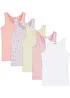 Lot de 5 débardeurs en coton doux et extensible, bonprix