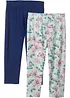 Lot de 2 leggings corsaire avec coton, bonprix