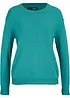 Pull col rond en maille, bonprix