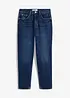 Jean mom taille haute, peu extensible, cropped, bonprix