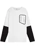 T-shirt manches longues garçon effet superposé, bpc bonprix collection
