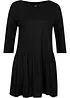T-shirt long en viscose, base volantée, bonprix