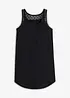 Robe en jersey coton avec dentelle, bonprix