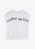 T-shirt oversize 100% coton, bonprix