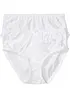 Lot de 2 slips Maxi avec dentelle, bonprix