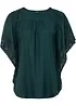 Blouse avec détails dentelle, bonprix