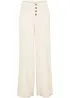 Pantalon palazzo en lin mélangé, bonprix