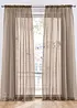 Lot de 2 voilages unis, bonprix