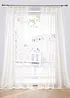 Lot de 2 voilages unis, bonprix