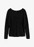 T-shirt manches longues en viscose douce et extensible, bonprix