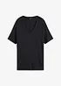 T-shirt long en viscose extensible, bonprix