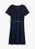 Robe courte avec ceinture et dentelle, bonprix