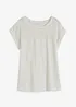 T-shirt avec dentelle, bonprix