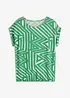 T-shirt fluide et oversize en viscose extensible, bonprix