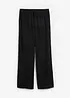 Pantalon palazzo en lin et viscose, bonprix