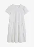 Robe polo avec broderies anglaises, bonprix