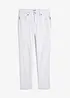 Jean droit taille mi-haute, extensible, bonprix