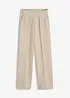 Pantalon en interlock épais, taille élastiquée, bonprix