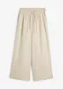 Pantalon palazzo 100 % lin, bonprix