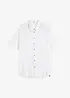 Chemise manches courtes 100% coton, aspect froissé, bonprix