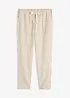 Pantalon, aspect lin, bonprix