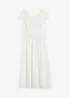Robe en dentelle avec empiècement crochet à la taille, bonprix