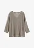 Pull ajouré brillant, bonprix