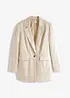 Blazer long en lin et viscose, bonprix