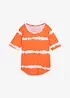 T-shirt coton avec imprimé batik, manches 1/2, bonprix