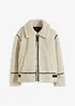 Veste aspect peau de mouton, bonprix