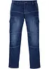 Jean cargo droit extensible, Regular, bonprix