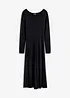 Robe longue en maille, bonprix
