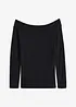 Pull encolure Bardot, bonprix
