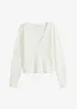Pull en maille ajourée, bonprix
