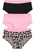 Lot de 3 shorties en coton doux, bonprix