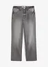 Jean droit taille haute, bonprix