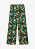 Pantalon de pyjama large en viscose mélangée, bonprix