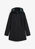 Veste longue softshell fonctionnelle avec polaire peluche, bonprix