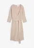 Robe de grossesse/d’allaitement en maille ultra douce à manches 3/4, bonprix