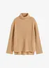 Pull col roulé en coton, bonprix